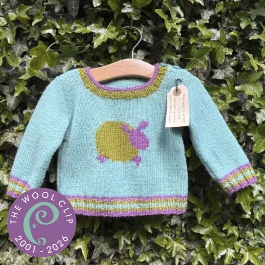 Handknitted Baby Sweater - 3-6 Months (25th Anniversary)