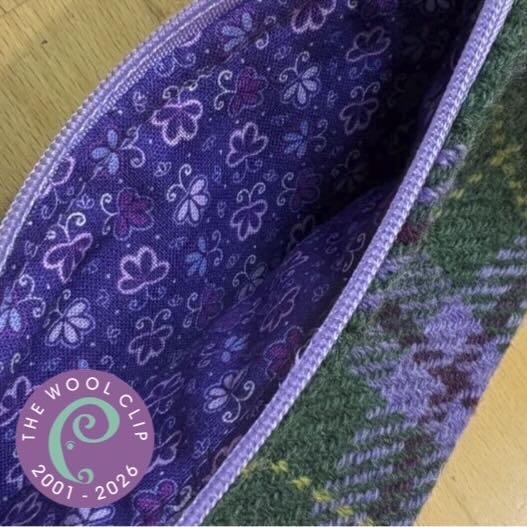 Handwoven Coin Purse with Key Fob (25th Anniversary)