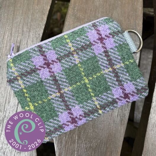 Handwoven Coin Purse with Key Fob (25th Anniversary)