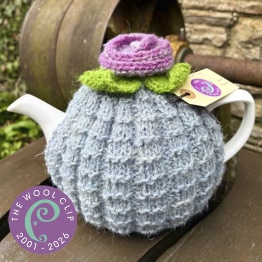 Handknitted Swaledale Tea Cosy (25th Anniversary)