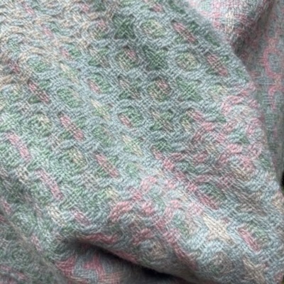 Handwoven Mosaic Scarf - Pastels