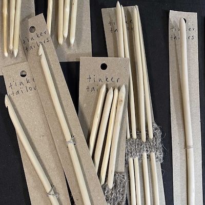 Handmade Olive Wood Knitting Sticks