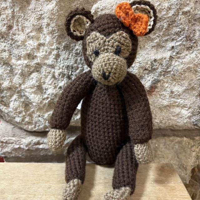 Handcrocheted Monkey