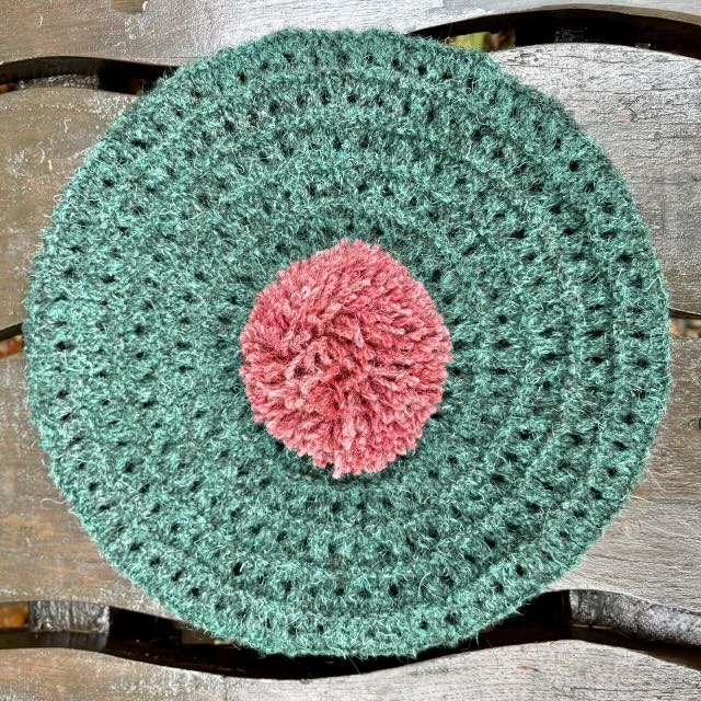 Handknitted Herdwick Tam O' Shanter