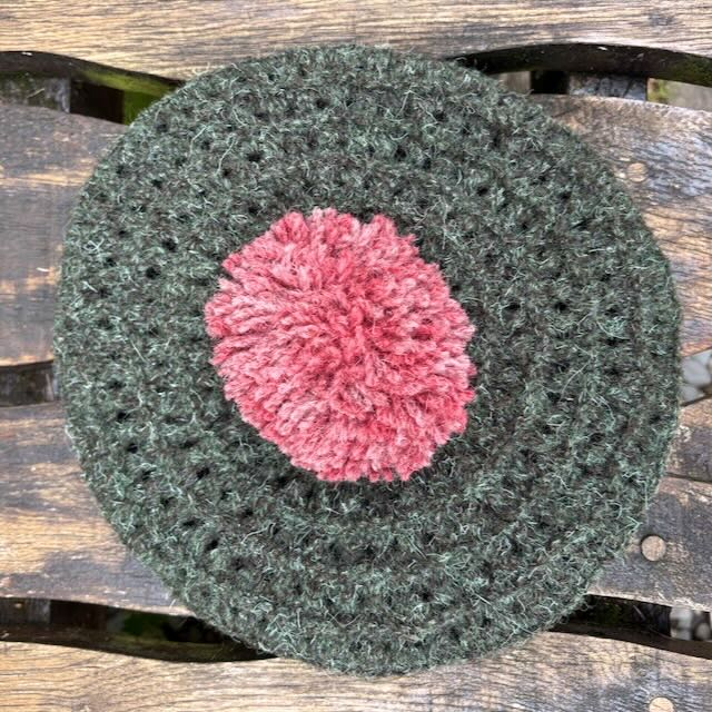 Handknitted Herdwick Tam O' Shanter