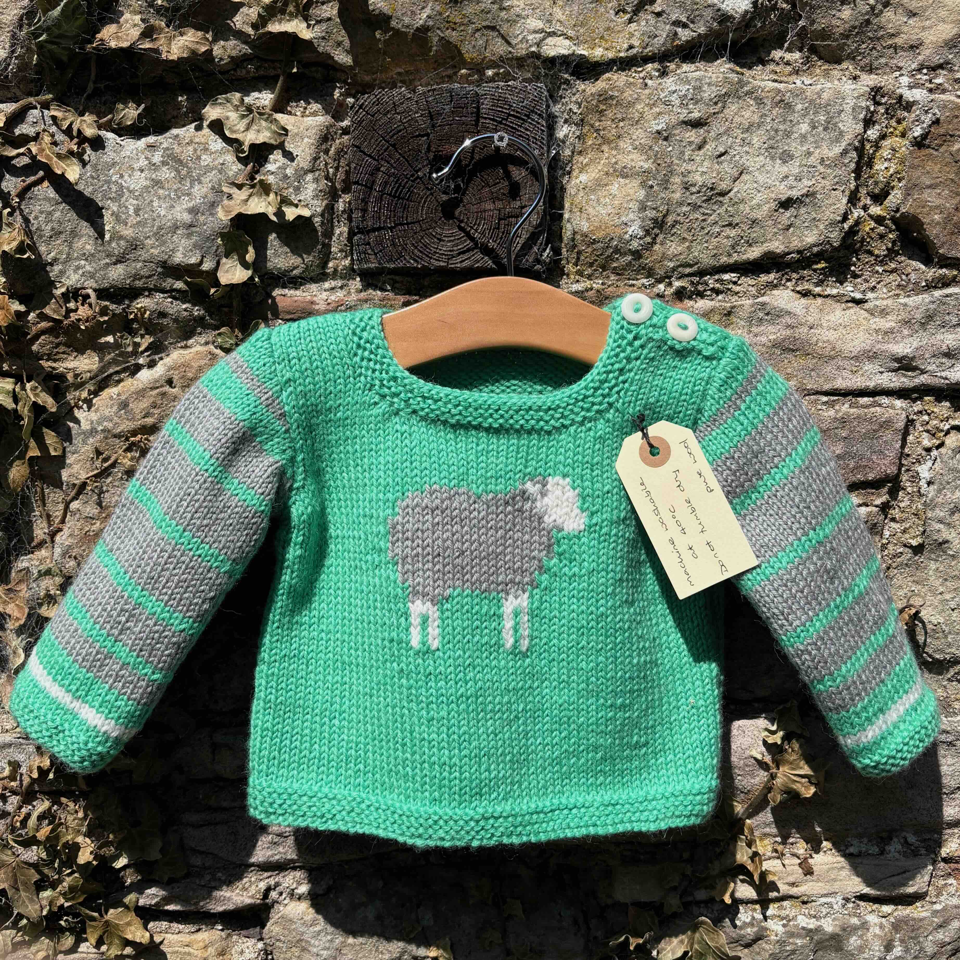 Handknitted Baby Sweater - 3-6 months