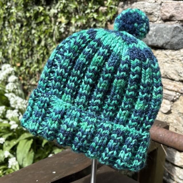 Handknitted Pop Pom Hat