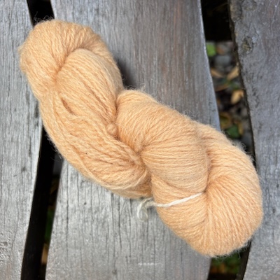 Plant Dyed and Handspun Native Breed Yarn